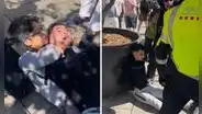 Turista chino captura a ladrón en Barcelona usando el 'mataleón' y se gana los aplausos de transeúntes
