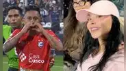 Christian Cueva recibió el apoyo de Pamela Franco en Matute durante la victoria de Cienciano sobre Alianza Lima