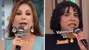 Janet Barboza se enoja y le lanza dura advertencia a Valentino en vivo: "Aprovecha, mañana ya no te conocen"