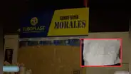 "Son S/50.000, si no te mato": extorsionadores detonan explosivo frente a ferretería en SJL y dejan carta amenazante