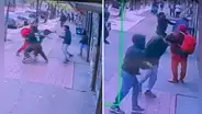 Impactante escena en Nueva York: jóvenes apuñalan a adolescente en la cabeza en plena luz del día afuera de un McDonald's