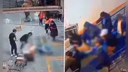 La Oroya: obrero sufre aparatosa caída desde el techo de un mercado y ahora lucha por su vida