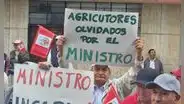 Agricultores y dirigentes se movilizaron para demandar la destitución del ministro Ángel Manero