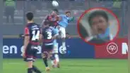 Jhilmar Lora terminó con la boca ensagrentada y sin un diente en el Sporting Cristal vs Cerro Porteño
