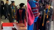 Hombre de 80 años se gradúa de la universidad y recibe ovación de todos: "Nunca es tarde"