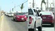 Caos vehicular en acceso al nuevo aeropuerto Jorge Chávez en Av. Morales Duárez tras inicio de marcha blanca