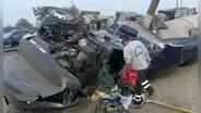 Congestión vehicular tras volcadura de camión cisterna en la avenida Ramiro Prialé: carril en peligro fue cerrado temporalmente