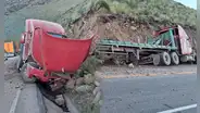 Tráiler con oro se despista y conductor desaparece tras accidente en carretera de Arequipa