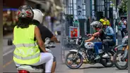 MTC: Desde este jueves 22 motociclistas deberán usar chalecos con placa y cascos homologados