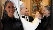 Brunella Horna y Richard Acuña visitan al Papa León XIV: su hijo fue bendecido por el Sumo Pontífice