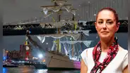 Sheinbaum pidió no politizar el accidente del buque mexicano Cuauhtémoc en el puente Brooklyn: "Fue un accidente"