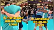 Figura de Regatas Lima y su padre protagonizan conmovedora escena tras vencer a Alianza Lima por la segunda final de vóley