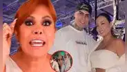 Magaly Medina no se guarda nada y le dice de todo a Pamela López y su pareja Paul Michael: "Tiene a un títere parado a su costado"