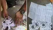 Escolares son detenidos con armas, explosivos y stickers extorsivos en la casa de uno de ellos, en Trujillo