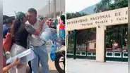 Peruano va acompañado de su esposa, hijos y padre al examen de admisión de La Cantuta y afirma: “Ahora me toca a mí”