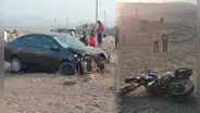 Tragedia en la variante de Pasamayo: adulto mayor muere tras impactar su motocicleta contra auto
