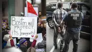 Organización MASS 50-501 marchó en Boston por la defensa de inmigrantes y justicia en EEUU: "No ICE, no al odio"