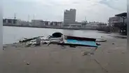 Chiclayo: fuertes oleajes destruyen parte de muelle de Puerto Eten