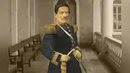 Paz Soldán y Ramón Castilla en un juego de naipes