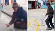 Adultos mayores en Cerro de Pasco incentivan a escolares a desconectarse de los aparatos tecnológicos y practicar juegos ancestrales