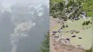El preciso momento del colapso glaciar en Suiza que arrasó con toda una aldea de 300 habitantes