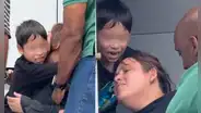 Redadas de ICE en EEUU: Niño consuela a su madre tras sufrir un ataque de pánico al ser detenida en Texas