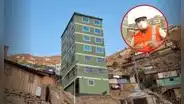 El edificio de 7 pisos construido en un cerro de San Juan de Lurigancho por empresario de Gamarra: "Se ha hecho con ingenieros"