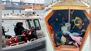 Operativo de la Guardia Costera en EEUU: detienen a 16 inmigrantes mexicanos en velero frente a la costa de este estado