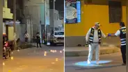 Huaral: feroz balacera deja dos muertos, un herido y más de 50 casquillos de bala en plena vía pública