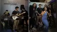 Peruana contrata a Curwen y su banda para celebrar su cumpleaños y video se vuelve viral: "Lo dieron todo"