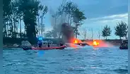 Bomberos de Nueva York logran apagar incendio en un barco de El Bronx: capitán fue arrestado por conducir ebrio