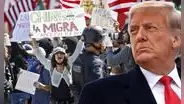 Inmigrantes en Los Ángeles no se doblegan ante fuerzas de Trump y se mantienen en pie de protesta: "Ch**ga la Migra"