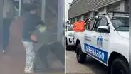 ¡Indignante! Captan a mujer golpeando a su hijo en plena calle de Ate por no saber atarse los pasadores