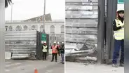 Detonan explosivo en obras de la Línea 2 del Metro de Lima cerca de puerta de acceso en Plaza Grau
