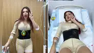 'La Uchulú' comparte fotos del resultado de sus cirugías estéticas en redes sociales: "Me transformé"