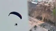 Joven realiza parapente en pleno temblor de 6,1 en Lima y graba derrumbes en la Costa Verde: "El único que no sintió el sismo"