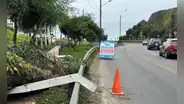 Nuevo deslizamiento en la Costa Verde tras sismo en Lima: cierran parcialmente vía en Magdalena