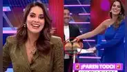 Valeria Piazza asombra tras llevar sus pantuflas al set de América TV por si hay otro sismo: "Por prevención"