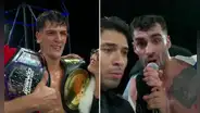 Emil La Causa retiene su título en el 'Celebrity Combat Perú' tras polémica victoria sobre el chileno Jorge Aldoney en la pelea estelar