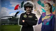 Tiene 23 años, es piloto de la Guardia Nacional y su sueño es transportar a Claudia Sheinbaum: la historia de Hasel Aguilar