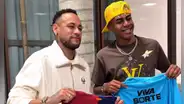 Lamine Yamal pasa vacaciones con Neymar en Brasil y el encuentro desata furor en redes sociales