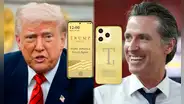 Gavin Newsom se 'burla' del nuevo celular presentado por Donald Trump en Estados Unidos: "Fabricado en China"