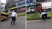 Chofer de bus desata risas al intentar atrapar un cuy en plena pista: "Se cayó la encomienda"