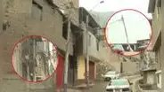 Rímac: vecinos construyen casa con poste de luz dentro y provocan que otro esté a punto de caer por mala instalación