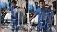 Peruano vende pantalón y polo con huecos a S/300 y se vuelve viral en TikTok: "Menos tela, más fácil de lavar"