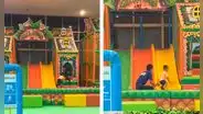 Trabajador de conocido mall en Perú conmueve corazones al ponerse a jugar con niño que estaba solo en patio de diversiones
