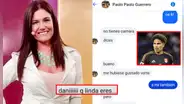 Periodista Daniela Cilloniz expone a Paolo Guerrero y muestra polémicos chats cuando él jugaba en Brasil: “¿Tienes cámara? Me hubiera gustado verte”