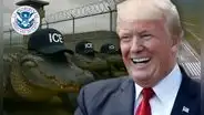 Trump se burla de inmigrantes: DHS publica meme de caimanes disfrazados de ICE en 'Alligator Alcatraz'