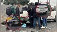 Policía muere en violento choque múltiple de autos y moto en pleno Óvalo Naranjal, en la Panamericana Norte