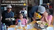 Peruano se disfraza de mesero y emociona a su madre tras años sin verla: “Para la mujer más hermosa”